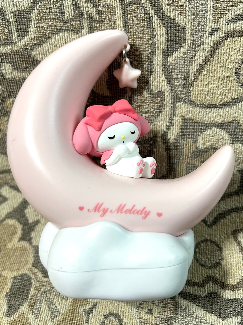 Sanrio My Melody Moon Shaped Night Light Kawaii USB Charged
